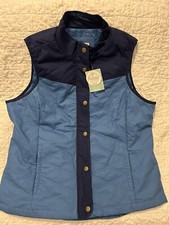 Nwt New Magellan Vest Womens Xxl Blue Classic Fit Campfire Quilted Sleeveless 2x