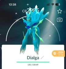 Shiny Origin Forme Dialga have Roar of Time - P T C - Read Description