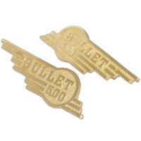 FüR Royal Enfield Kugel 500 Werkzeugbox Motif Abzeichen Emblem Satz Messing Gec