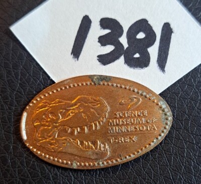 Minnesota Science Museum T-Rex Elongated Penny Pressed Souvenir