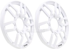 PAIR DS18 PRO-GRILL6 Universal 6.5" White Speaker Grill Cover Set of 2 Grills