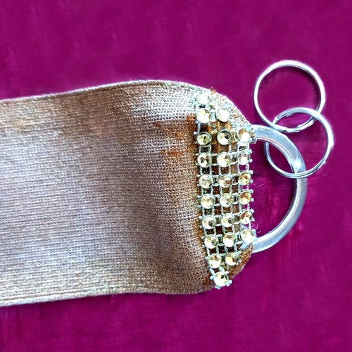 Cintura Donna Firmata Macramé Occasioni Speciali Oro Strass Cristalli Perle Rara - Picture 3 of 24