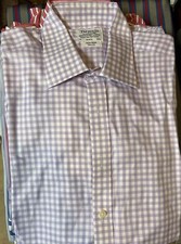 Vintage Traditional Business Shirt. TM Lewin Neck 17" Ref:VTB5
