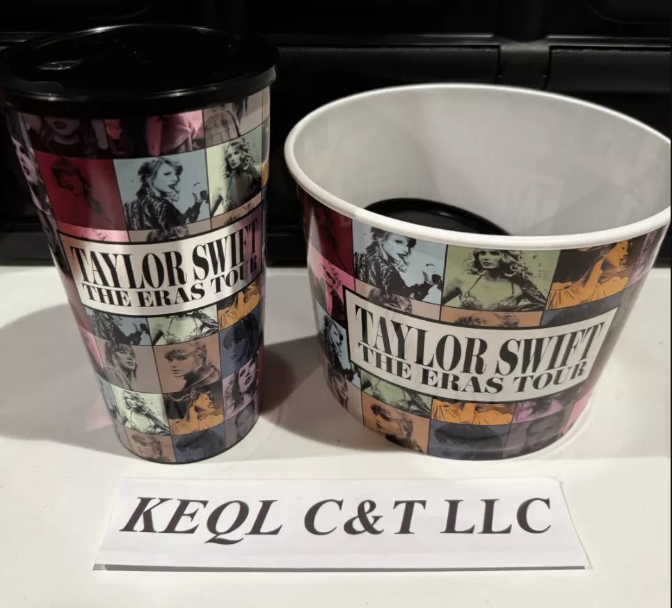 Taylor Swift The Eras Tour Movie Popcorn Bucket and Cup Cinemark