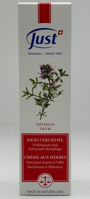 Just ORIGINAL KRÄUTERCREME THYMIAN 100ml - NEU - wohltuende Hautpflege