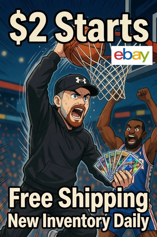 HUGE MEGA SPORTS CARDS! $2 STARTS AND BACK WALL! ALL SPORTS! FREE SHIPPING