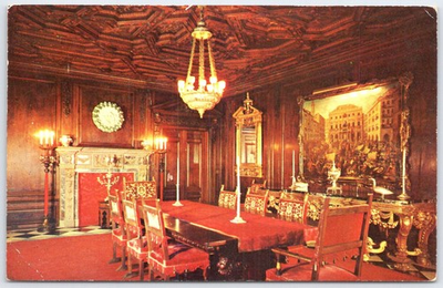 #ad State Dining Room Ringling Residence Sarasota FL Vintage Postcard $4.95