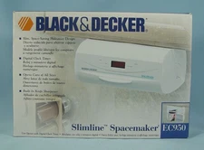 Black & Decker Slimline Spacemaker Can Opener Digital Clock Timer EC950 NEW
