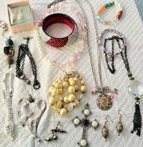 VTG Jewelry Vendome S Coventry 1928 Russ Cloisonne Earrings Necklaces Bracelets