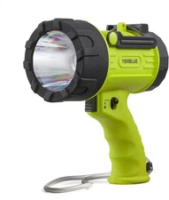Rechargeable Spotlight with 90,000 High Lumen LED, IP67 Waterproof Handheld Flas