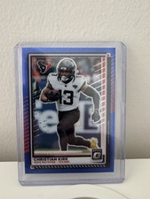 2025 Donruss Optic Christian Kirk Blue Mojo #129 /55 Texans Trade Noted 50/55