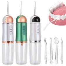 Portable Water Dental Flosser Pick for Teeth Cordless 230ML 3 Modes Teeth Clean