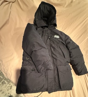First Down Mens Medium Down Parka with Hood, 9 Pockets