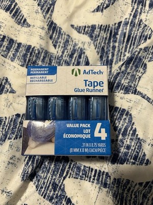 AdTech 05603 Permanent Glue Runner Crafter's Tape - Pack of 4 New