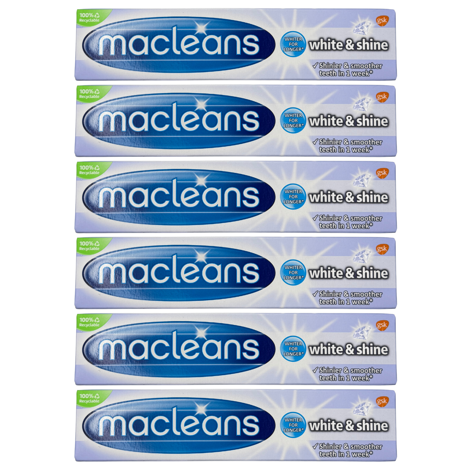 Macleans White & Shine Fluoride Toothpaste 100ml - Image 6