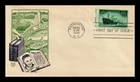 DR JIM STAMPS US WWII MERCHANT MARINE FDC SCOTT 939 BI-COLOR CRAFT CACHET COVER