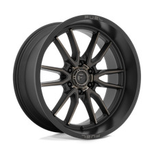 22x10 Fuel D762 Clash Matte Black Double Dark Tint Wheel 6x135 -18mm