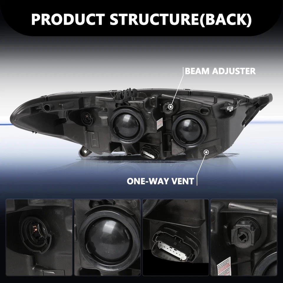 Faro faro para Ford Fusion 2013 2014 2015 2016 halógeno lado izquierdo/conductor Foto 4 de 4