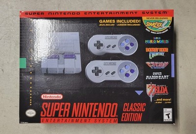 Super Classic Mini Entertainment System SNES Included 21 Games