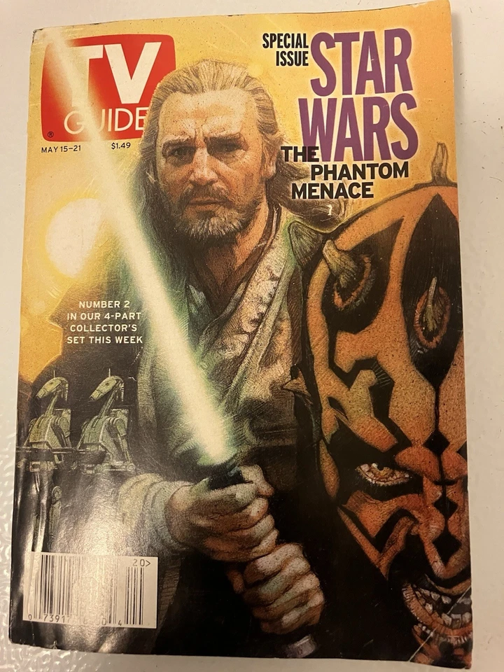 TV Guide: Star Wars: The Phantom Menace Special Issue (May 15-21, 1999) 4 Issues - Image 4 of 4