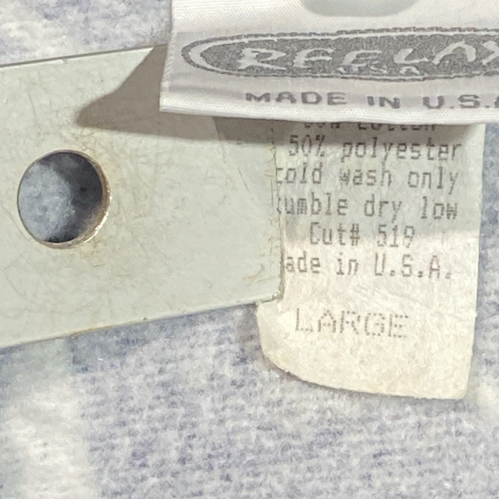 Vintage American Flag Patchwork-Style Hooded Butt… - image 4