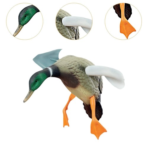 Fly Ducks Mallard Decoy for Hunting Realistic Accessories Wind Flying Duck - Picture 4 of 5
