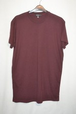 MISSGUIDED Womens short burgundy t-shirt dress UK Size 14