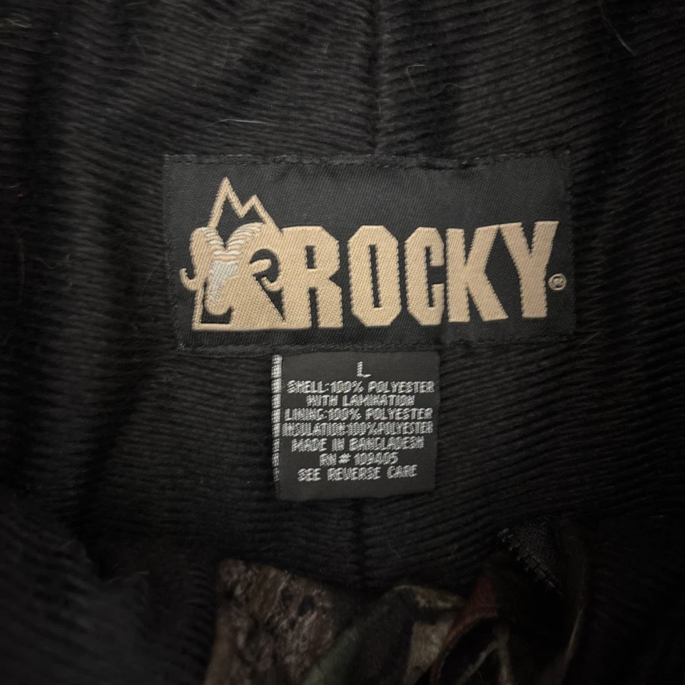 Rocky Insulated Camo Pants Size Large Realtree Hardwoods - Image 2 of 4