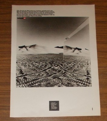 Seltene Werbung SWISSAIR Craig Cutler - Desert & Beyond - Time & Motion 1993
