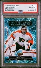 2022 Upper Deck Dazzlers Carter Hart (Dazzlers) #DZ3 PSA 10 Flyers (73)