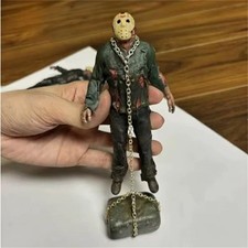 Jason Voorhees Aquarium Figure With Chain  Rock Horror Fish Tank Decor Gift