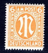 BIZONE 1945 13Cz ** POSTFRISCH TADELLOS ATTESTKOPIE WEHNER BPP 200&euro;(I3284