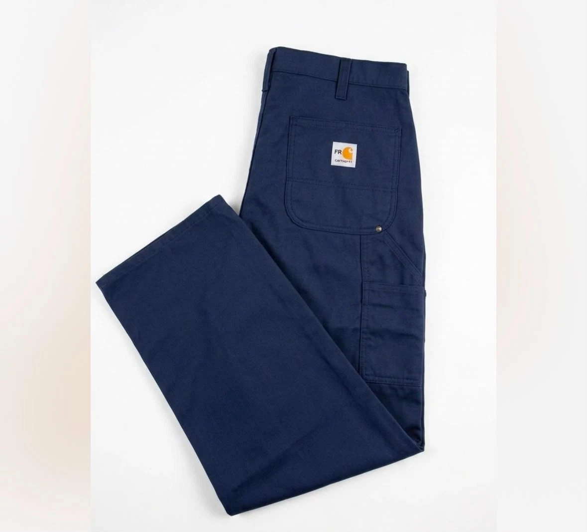 Carhartt FR Lightweight Canvas Work Pants Dungaree Navy - Men's | eBay