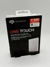 Seagate One Touch 1TB USB-C External SSD - Silver (STKG1000401)