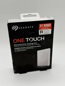 Seagate One Toucher 1TB USB-C Externe SSD - Argent (STKG1000401)