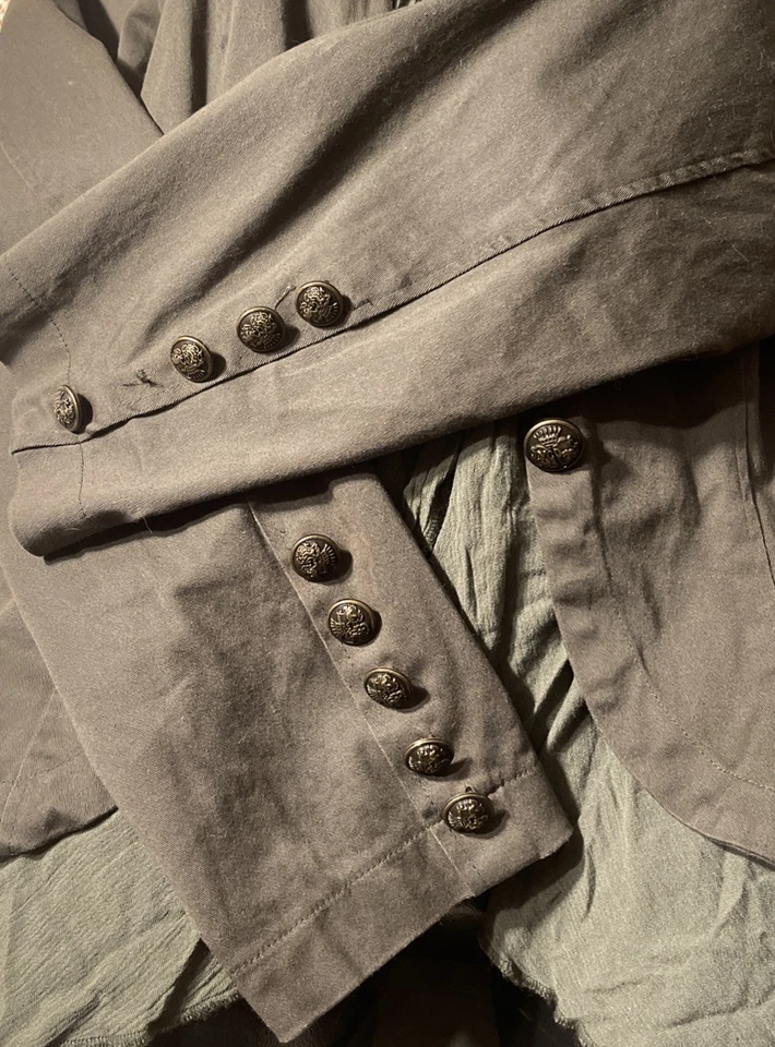 Torrid длинным рукавом пеплум кромки открытый передняя кнопка деталь куртка размер 2 (2 X) см. фото - Изображение 3 из 4