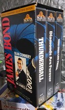 JAMES BOND VHS BOX SET 007 SEAN CONNERY COLLECTION SPECIAL EDITION VHS