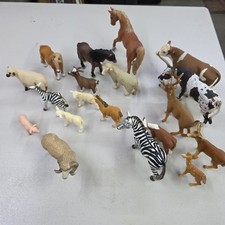 schleich animal lot Of 19 Barnyard Pvc Toys