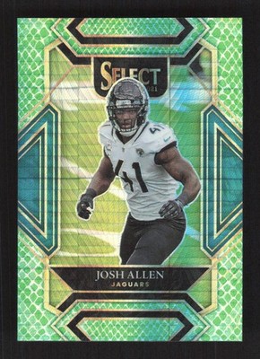 Josh Allen 2021 Panini Select Dragon Scale Prizm #/89 #217