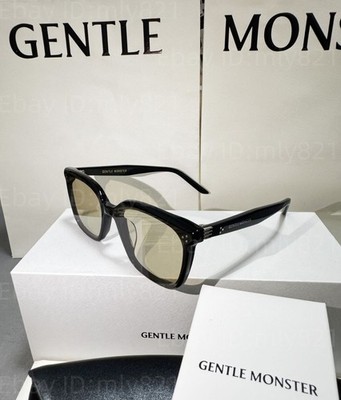 GentleMonster Sunglasses By Row 01(BR) Black Frame Brown Lenses | eBay