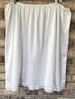 Vintage Velrose Half Slip Lingerie White Nylon w/ Lace Plus Size 48-50 USA