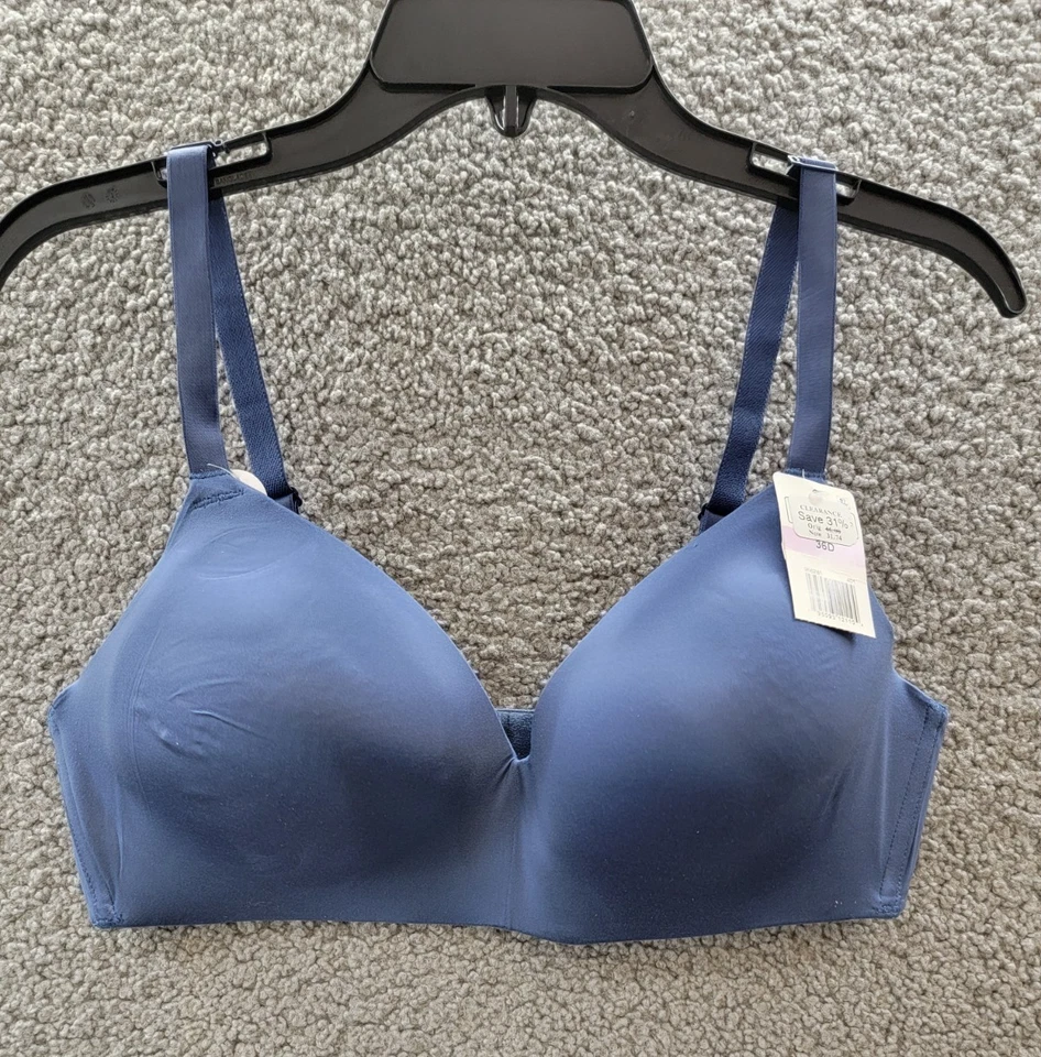 Sujetador contorno inalámbrico base b.tempt'd by Wacoal Future 36D azul pizarra Foto 2 de 4