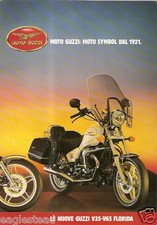 Motorcycle Brochure - Moto Guzzi - V35 V65 Florida - 1986 (ITALIAN lang)(DC28)