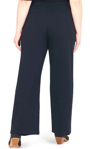 TS TAKING SHAPE plus size S / 16 Coco Stitch Wide Leg Pant stretch ponte NWT - Picture 3 of 3