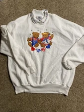 Vintage Country Bears Americana Gopher Sport Grandmas’ Sweatshirt NWT XL
