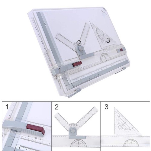 A3 Metric Drawing Board Drafting Table Multifunctional Graphic Drawing Tool Set - Picture 2 of 8