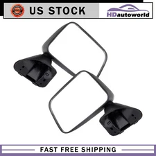 Mirror Set Fits 1989-1995 Toyota Pickup Manual Folding Textured Black