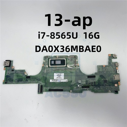 Laptop Motherboard L37638-601 DA0X36MBAE0 for HP 13-ap i7-8565U 16G - 第 1/7 張圖片