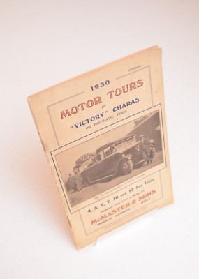 Bus Reisebus Fahrplan ''Victory Charas'' McMaster & Sons, Hessle Common Hull 1930