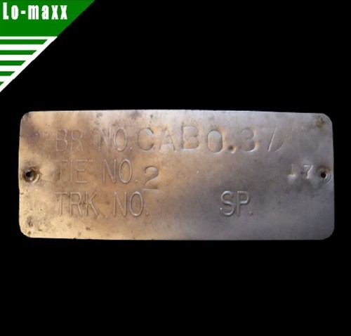 Placa de número de metal brillante de 7,5" x 3" perfecta para reutilizar proyectos y pasatiempos - Imagen 8 de 12